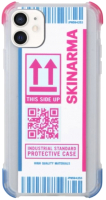 Чехол-накладка Skinarma Kozutsumi для iPhone 12/12 Pro (розовый/белый) - 