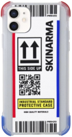 Чехол-накладка Skinarma Kozutsumi для iPhone 12/12 Pro (черный/белый) - 