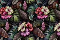 Фотообои листовые Vimala Тропические колибри (270x400) - 
