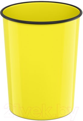 Корзина для бумаг Erich Krause Neon Solid / 58081 (желтый)