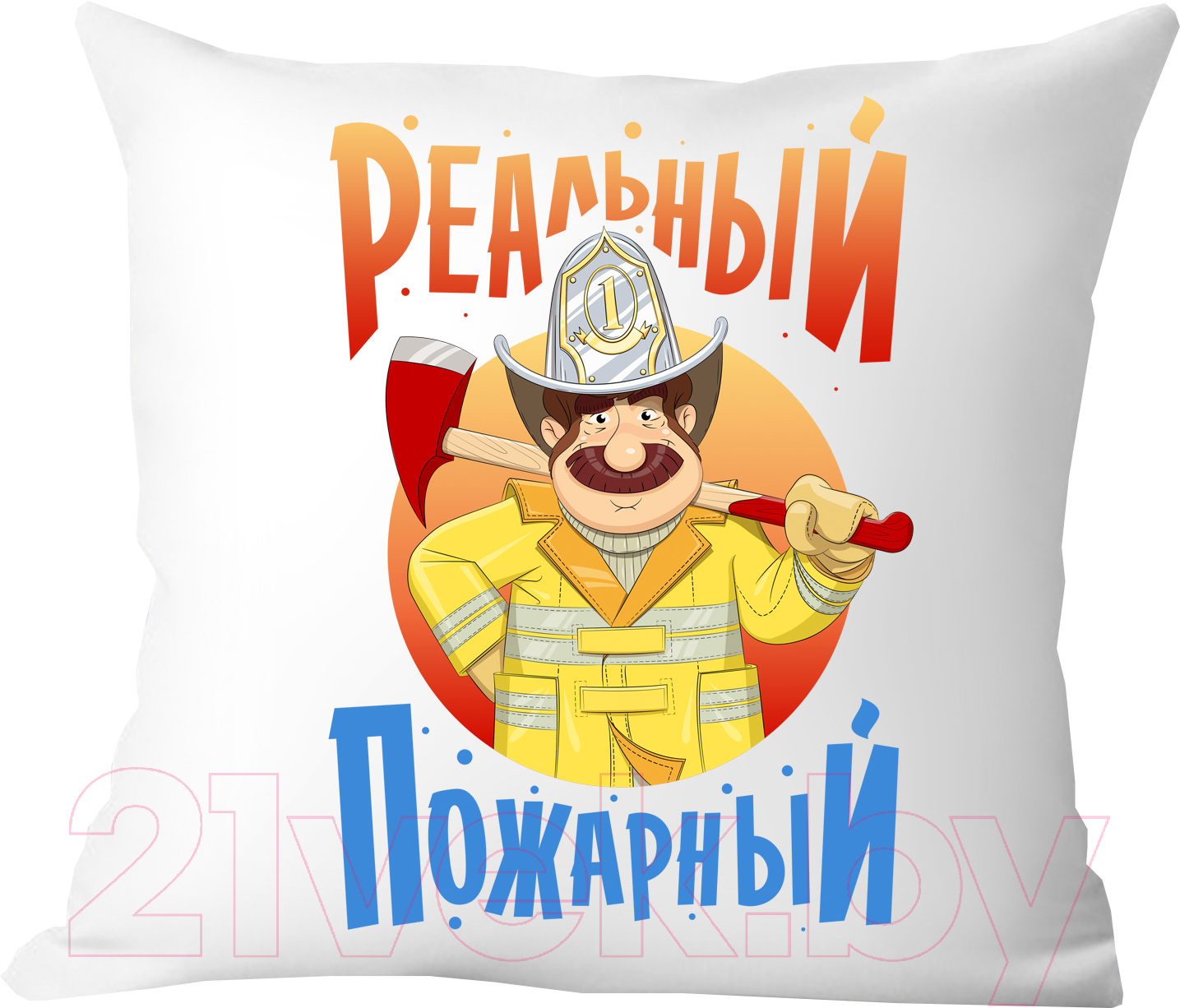 Подушка декоративная Print Style Реальный пожарный / 40x40plat132