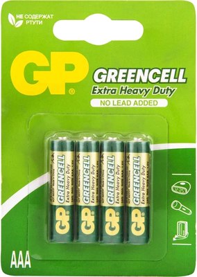

Комплект батареек, GreenCell 24G AAA / GP 24G-2CR4