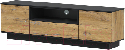 Изображение товара Горка Интерлиния Quartz-3 с подсветкой (дуб нокс/черный)