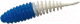 Миниатюра изображения товара Мягкая приманка Trout Bait Jumbo 65 Сыр COL.33 (White/Sky)