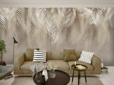 Фотообои листовые Vimala Листья пальмы 4 (270x500)