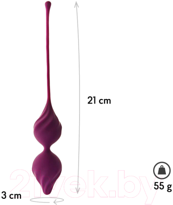 Шарики интимные LeFrivole Alcor / 06151 (фиолетовый)