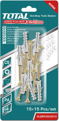 Дюбель-гвоздь TOTAL WJSPK4504512 (15шт) - 