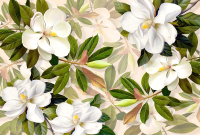 Фотообои листовые Vimala Южные цветы (270x400) - 