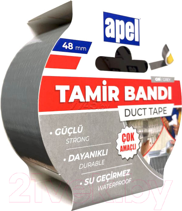 Скотч армированный Apel Duct Tape Для воздуховодов 48ммx25м
