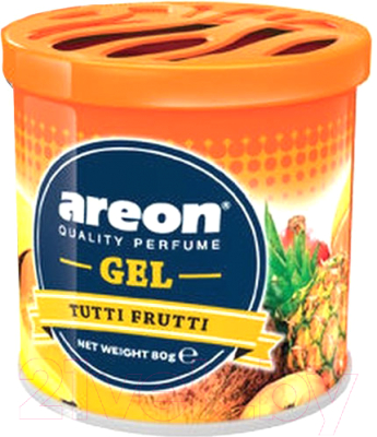 Ароматизатор автомобильный Areon Gel Tutti Frutti / GCK08