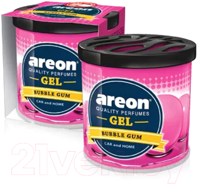 Ароматизатор автомобильный Areon Gel Bubble Gum / GCK10