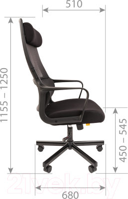 Кресло офисное Chairman CH590 (черный)