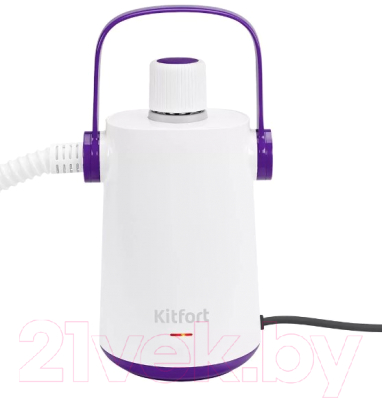 Пароочиститель Kitfort KT-9109-1  (белый/фиолетовый)
