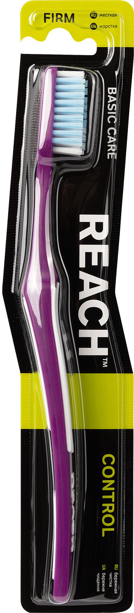 Зубная щетка REACH Control Бережная чистка жесткая