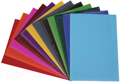 Изображение товара Набор цветного картона Мульти-пульти Енот в волшебном мире / КГ12А4_38720 (12цв)