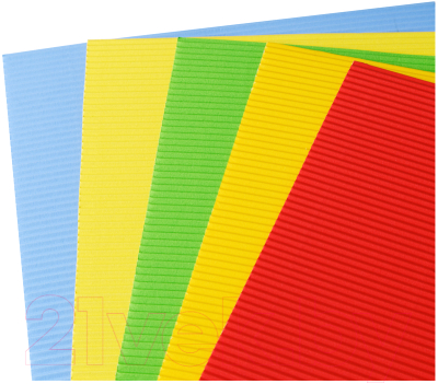 Набор цветного картона Мульти-пульти Приключения Енота / КГ5А4_11094 (5цв)