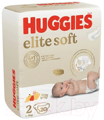 Подгузники детские Huggies Elite Soft 2 (20шт)