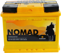 

Автомобильный аккумулятор Kainar, Nomad Premium 6СТ-62 Рус L+