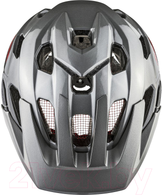 Защитный шлем Alpina Sports Anzana / A9730-31 (р-р 52-57, темно-серебристый/черный/красный)