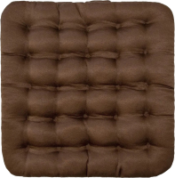 Подушка на стул Smart Textile Уют с завязками 40x40 / T429 (лузга гречихи, коричневый) - 