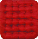 Подушка на стул Smart Textile Уют с завязками 40x40 / T429 (лузга гречихи, красный) - 