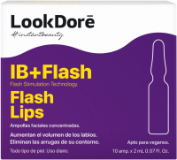 Сыворотка для губ LookDore Ib+Flash Ampoules Flash Lips Концентрированная (10x2мл) - 