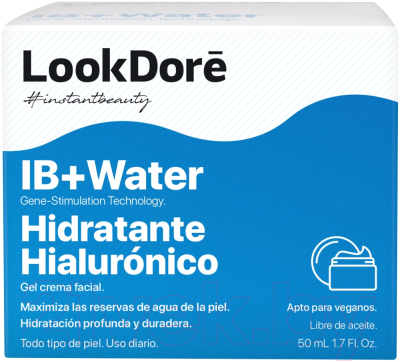 Гель для лица LookDore Ib+ Water Moisturising Hyaluronic Cream (50мл)