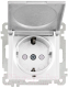Миниатюра изображения товара Розетка Mutlusan 2100 611 0201 (белый)