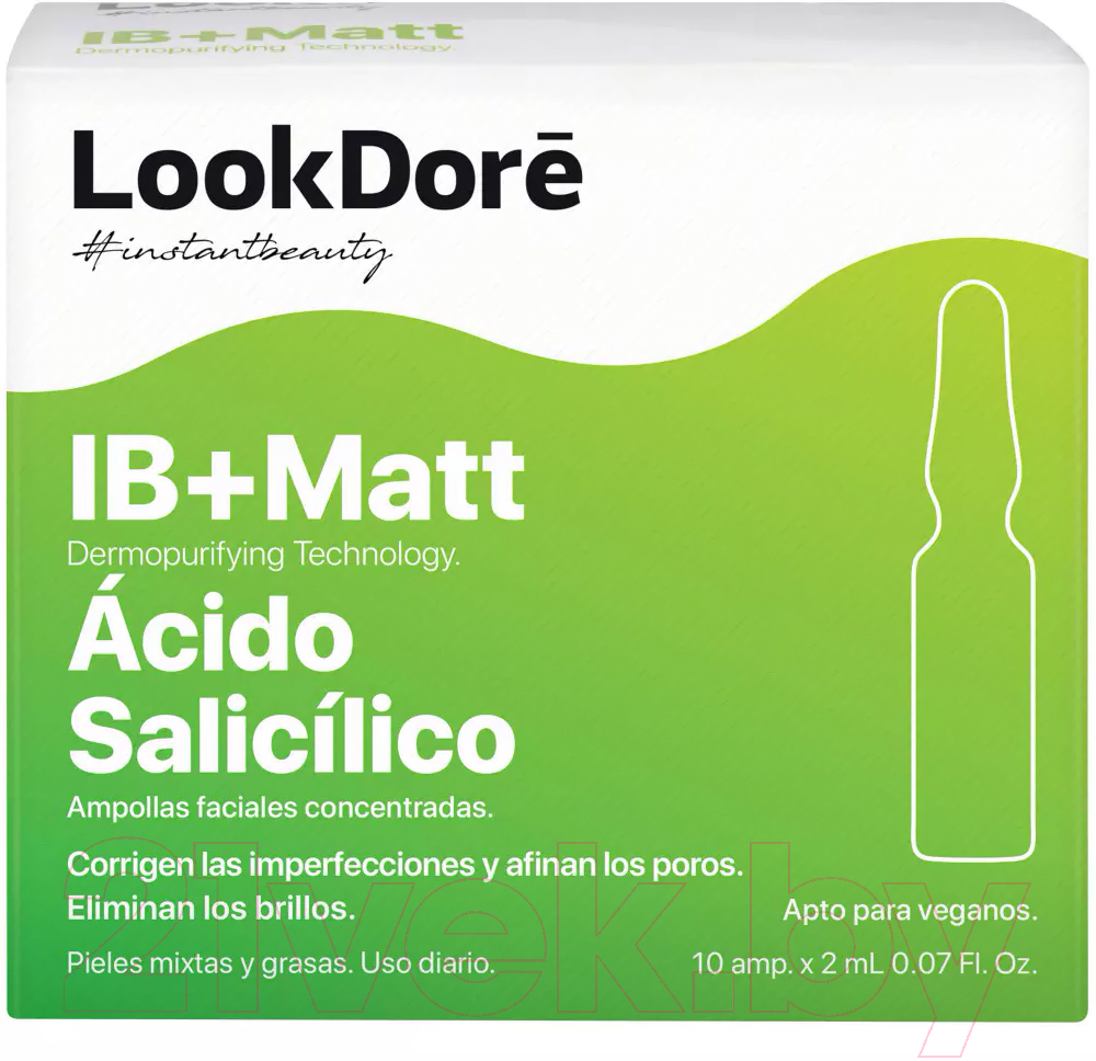 Сыворотка для лица LookDore Ib+Matt Ampoule Anti-Imperfections Salicylic