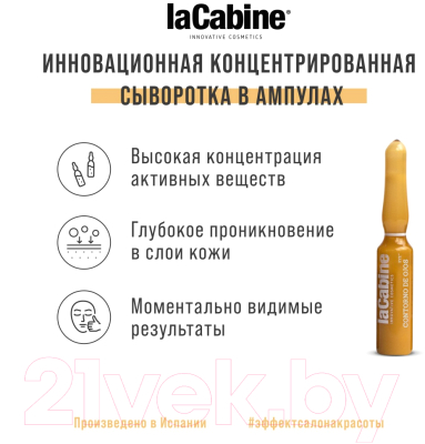 Сыворотка для век La Cabine Eye Contour Ampoules Концентрированная (10x2мл)