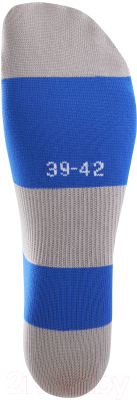Гетры футбольные Jogel Camp Basic Socks / JC1GA0129.Z2 (синий/серый/белый, р-р 35-38)