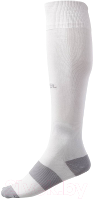 Гетры футбольные Jogel Camp Basic Socks / JC1GA0131.00 (белый/серый/серый, р-р 32-34)