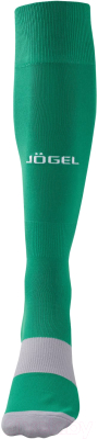 Гетры футбольные Jogel Camp Basic Socks / JC1GA0132.72 (зеленый/серый/белый, р-р 43-45)