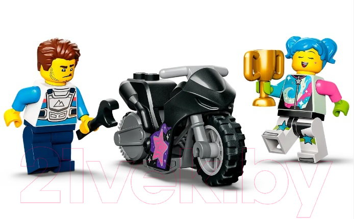 Конструктор Lego City Трюковое испытание Нокдаун 60341