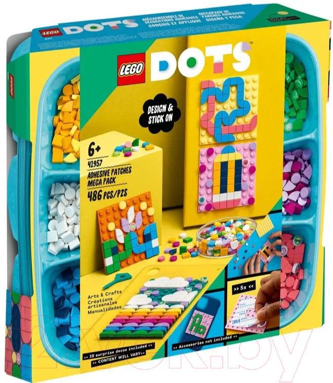 Конструктор Lego Dots Большой набор пластин-наклеек с тайлами 41957