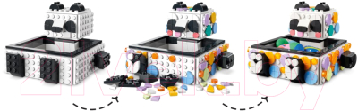 Конструктор Lego Dots Ящик Милая панда 41959