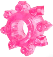 Эрекционное кольцо Bior Toys Cockring Star / EE-10119  (розовый) - 