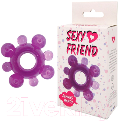 Эрекционное кольцо Bior Toys Sexy Friend / SF-70121 (фиолетовый)