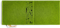 Конверт для столовых приборов Arya Leaf / 8680943110367 (зеленый) - 