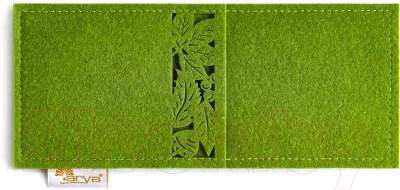 Конверт для столовых приборов Arya Leaf / 8680943110367 (зеленый)