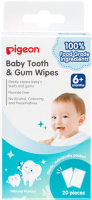 Набор салфеток для ухода за полостью рта Pigeon Baby Tooth & Gum Wipes без аромата 78290-1 (20шт) - 