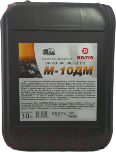 Моторное масло BravO М-10ДМ
