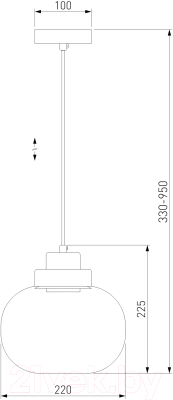 Потолочный светильник Евросвет 50241/1 LED (прозрачный)