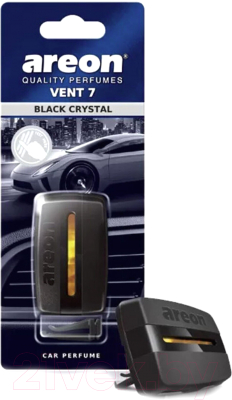 Ароматизатор автомобильный Areon Vent 7 Black Crystal / V708