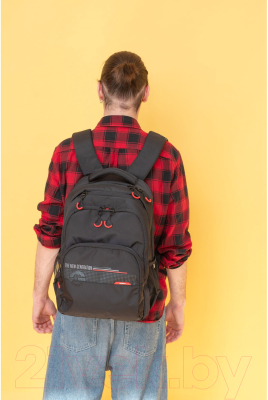 Рюкзак Grizzly RU-330-4 (черный/красный)
