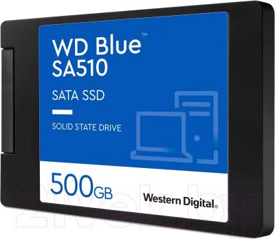 SSD диск Western Digital Blue 500GB (WDS500G3B0A)
