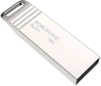 Usb flash накопитель Borofone BUD1 16Gb (серебристый) - 