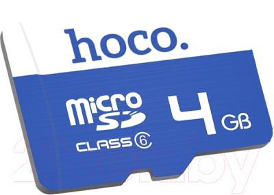 Карта памяти Hoco MicroSD Class 6 4GB без адаптера