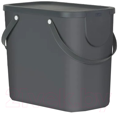 Контейнер для мусора Rotho Albula / 1024908853 (25л, серый)