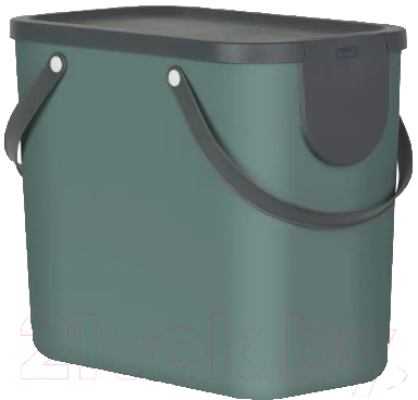 Контейнер для мусора Rotho Albula / 1024905092 (25л, зеленый)